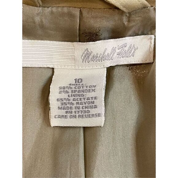 Marshall Fields women’s suit jacket tan size 10 - Picture 5 of 5